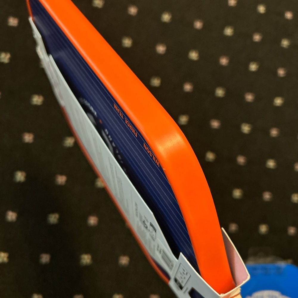 Wilson Pickleball Paddle with Orange and Blue Design - Picture 3 of 3